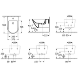 Villeroy & Boch Subway 3.0 Bidet, wandhängend