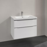 Villeroy & Boch Subway 3.0 Waschtischunterschrank 77,2 cm, 2 Auszüge, Griffe glänzend, ohne LED-Licht