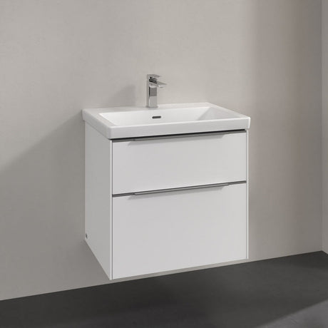 Villeroy & Boch Subway 3.0 Waschtischunterschrank 62,2 cm, 2 Auszüge, ohne LED-Beleuchtung