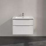 Villeroy & Boch Subway 3.0 Waschtischunterschrank 77,2 cm, 2 Auszüge, Griffe glänzend, ohne LED-Licht