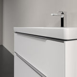 Villeroy & Boch Subway 3.0 Waschtischunterschrank 77,2 cm, 2 Auszüge, Griffe glänzend, ohne LED-Licht