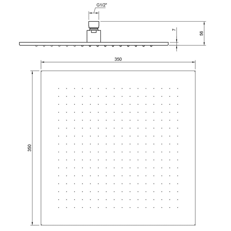 Villeroy & Boch Universal Showers Regenbrause 35 x 35 cm