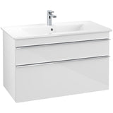 Villeroy & Boch Venticello Schrankwaschtisch 100 x 50 cm, mit 1 Hahnloch und Überlauf