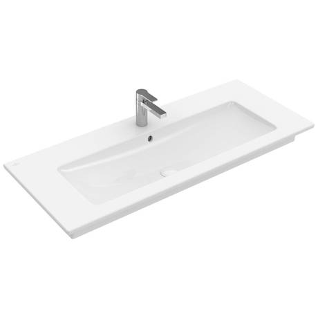 Villeroy & Boch Venticello Schrankwaschtisch 120 x 50 cm, mit 1 Hahnloch und Überlauf