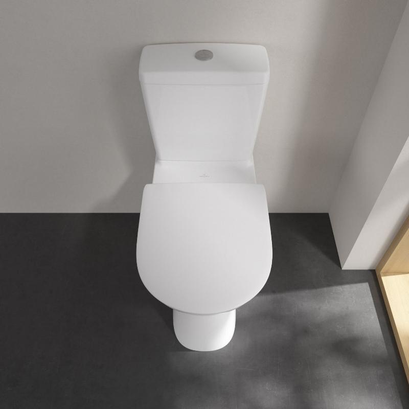 Villeroy & Boch Vicare Tiefspül-WC für Kombination, spülrandlos, bodenstehend