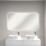 Villeroy & Boch More to See Lite Lichtspiegel mit LED-Beleuchtung in 140 x 75 cm