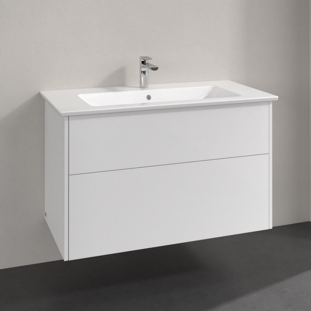 Villeroy & Boch Finero Waschtischunterschrank 100 cm mit Waschtisch, 2 Auszüge