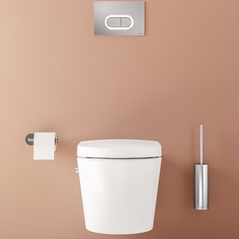 VitrA Options Nest Wand-WC VitrAflush 2.0 mit Bidetfunktion und Armatur