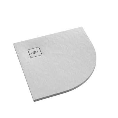 Stabildense® Ultralight Premium Duschwanne TYTANIT Viertelkreis WEIß