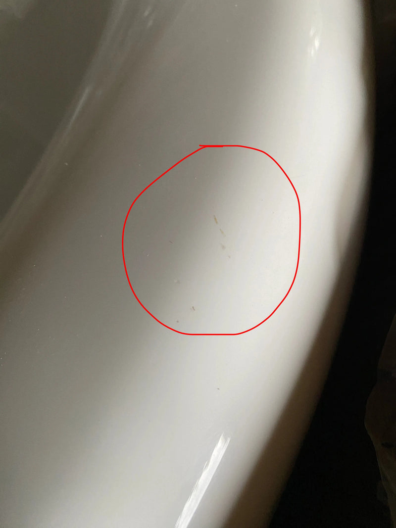 Sonderangebot  Freistehende Retro-Badewanne PITTSBURGH, Ablaufgarnitur inklusive