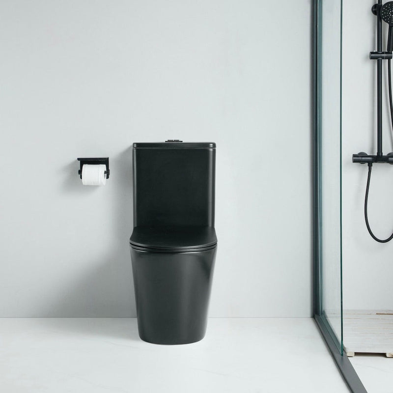 Modernes Keramik Stand-WC CIPOLI schwarz - Welt der Bäder