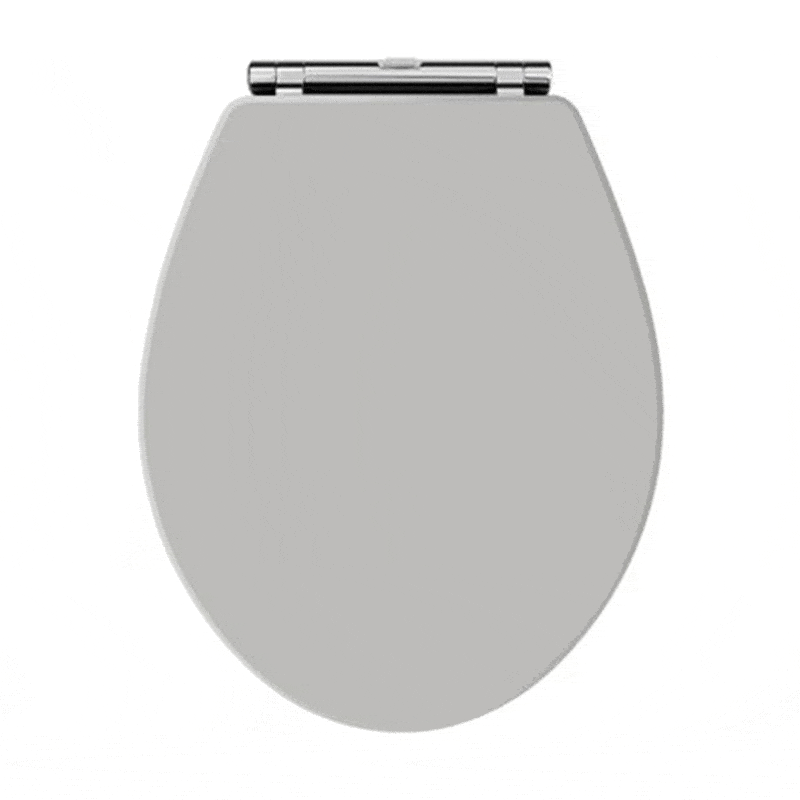 WC Sitz und Deckel für klassisches WC ABBOTT, grau - Welt der Bäder