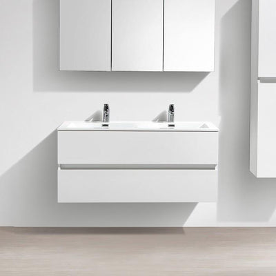 Spiegelschrank Bad, SIENA montiert, Hochglanz der SL Bäder weiß, cm, – 60 Welt