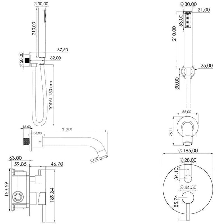American Standard Becklow Einhebel-Waschtischarmatur In Mattschwarz – Bleifrei & Wassersparend