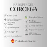 Badspiegel CORCEGA mit integriertem LED-Licht - Welt der Bäder