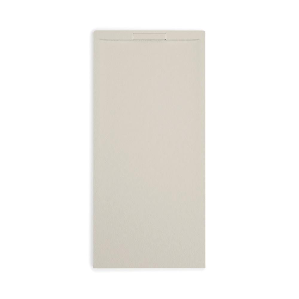 Extra flache Duschwanne COVER, Schieferoptik, BEIGE