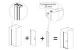 Duschtür für Nischen NARDI - Glas 6mm