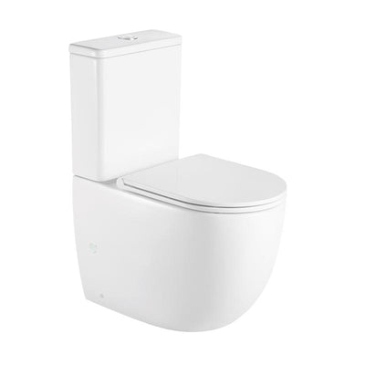 Modernes Stand-WC, Keramik, GENOVA, niedriger Spülkasten - Welt der Bäder