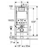 GEBERIT DUOFIX mit Hänge-WC TINOS Komplett-Set, schwarz - Welt der Bäder