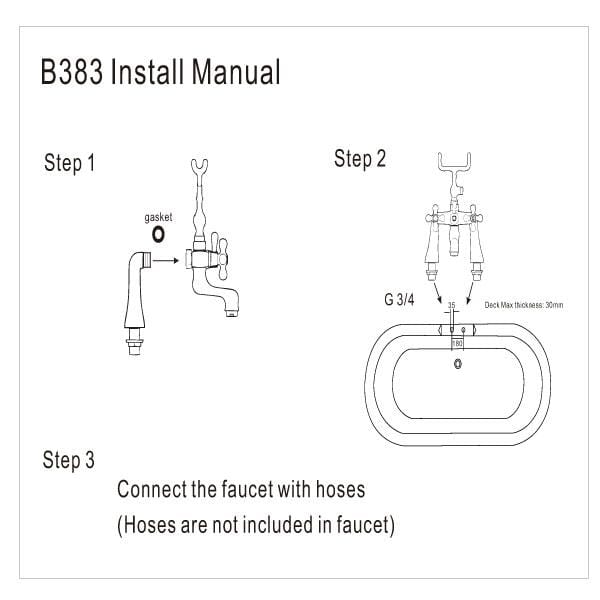 Tippen Sie auf Kante KINGDOM verchromt. Manual de instalación