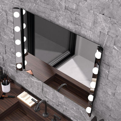 Badspiegel HOLLYWOOD mit integriertem LED-Licht - Welt der Bäder