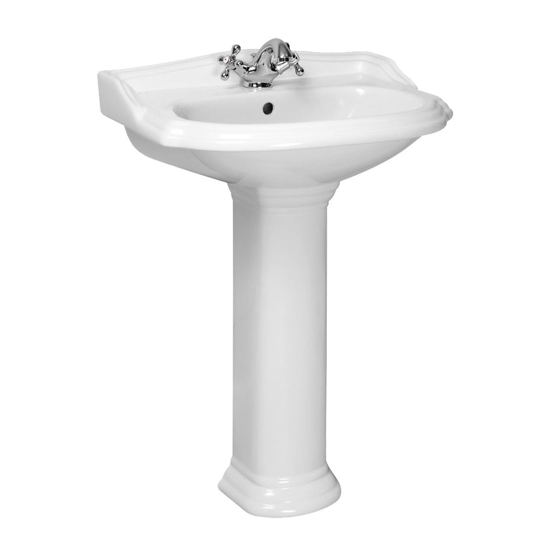 KERRA Aufsatzbecken Aus Sanitärkeramik – Maße 47,5 X 36,5 X 13 Cm, Klassisches Design Für Waschtisch