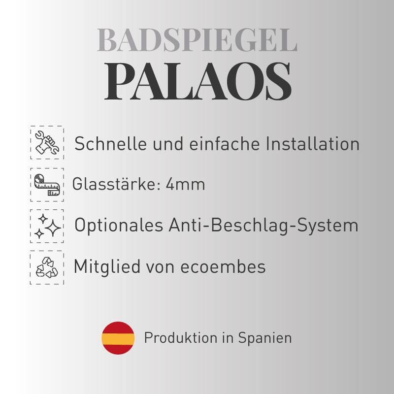 Rechteckiger Badspiegel PALAOS