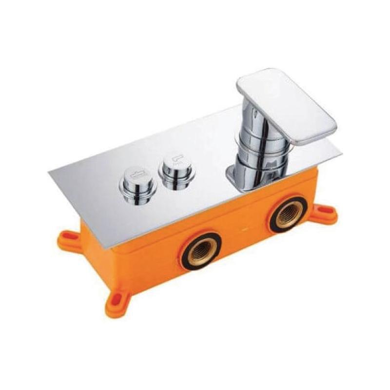 Unterputz-Eingriff-Duscharmatur PENTA, chrom - Welt der Bäder