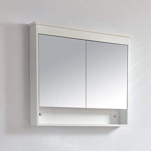 TYPO Spiegelblock Spiegelschrank 80 cm weißes Melamin-Finish - Welt der BäderSpiegelschrank TYPO 80 cm weißes Melamin-Finish