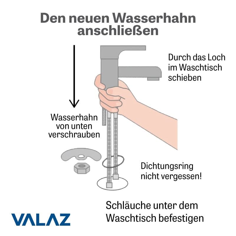 Hohe Waschtischarmatur SLIGO mattschwarz - Welt der Bäder