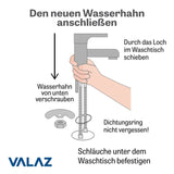 Hohe Waschtischarmatur SLIGO mattschwarz - Welt der Bäder