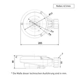 Extra flache Duschwanne CLEVER in Schieferoptik BEIGE