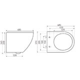 GEBERIT DUOFIX mit Hänge-WC DELOS Komplett-Set, schwarz - Welt der Bäder