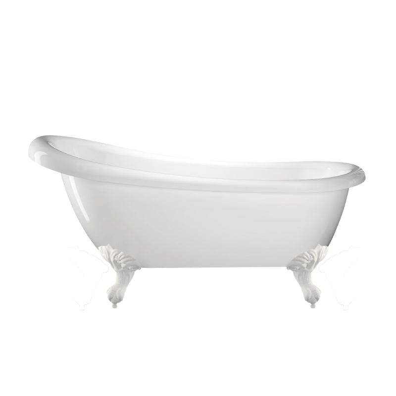 Freistehende Badewanne mit Füßen RICHMOND - Welt der Bäder | Farbe Adlerfüße WEISS #color_