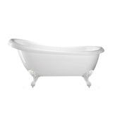 Freistehende Badewanne mit Füßen RICHMOND - Welt der Bäder | Farbe Adlerfüße WEISS #color_