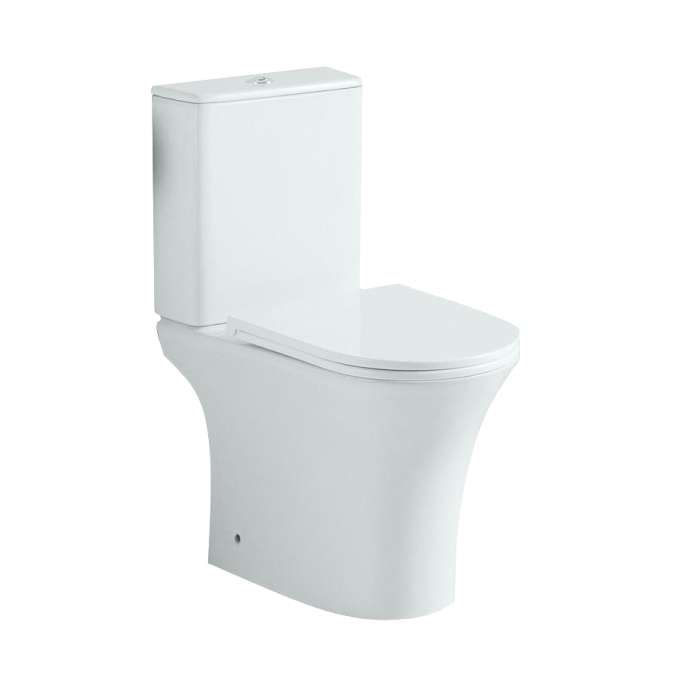 Modernes Keramik Stand-WC LUJA oval